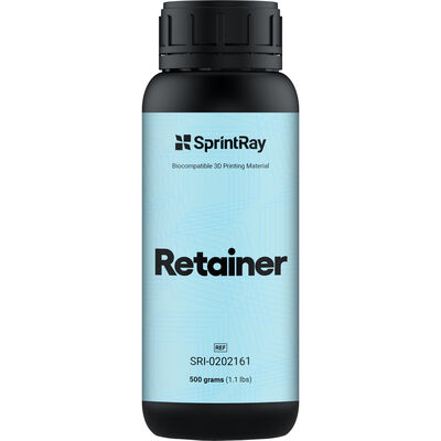 SprintRay Retainer 3D Resin – 500 g Bottle SRI-0202161
