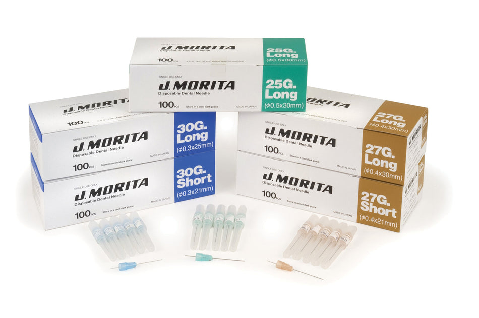 Dental Needles Disp Plastic 27Ga Long 100/Bx J Morita USA Inc (20-27GL)