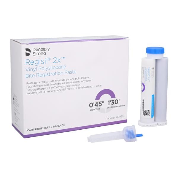 Regisil 2X Cartridge 50ml 4/Pk ..Dentsply (619500)