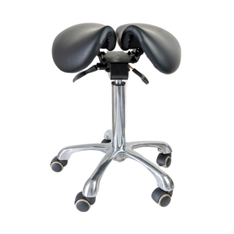Flight Split Saddle Stool - Black ONLY FSSAD-603