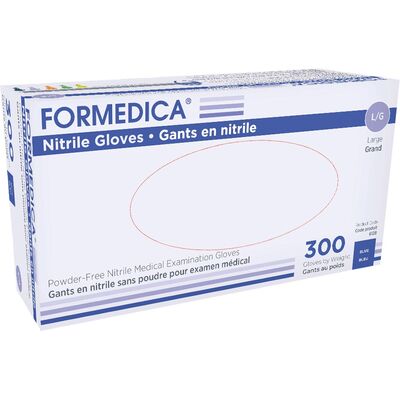 Nitrile 2.2mil Cobalt Blue  300/box, 10/case Formedica