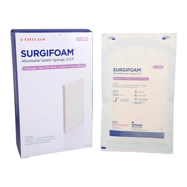 Surgifoam Hemostatic Gelatin Sponge 10mm  J&J - 1974
