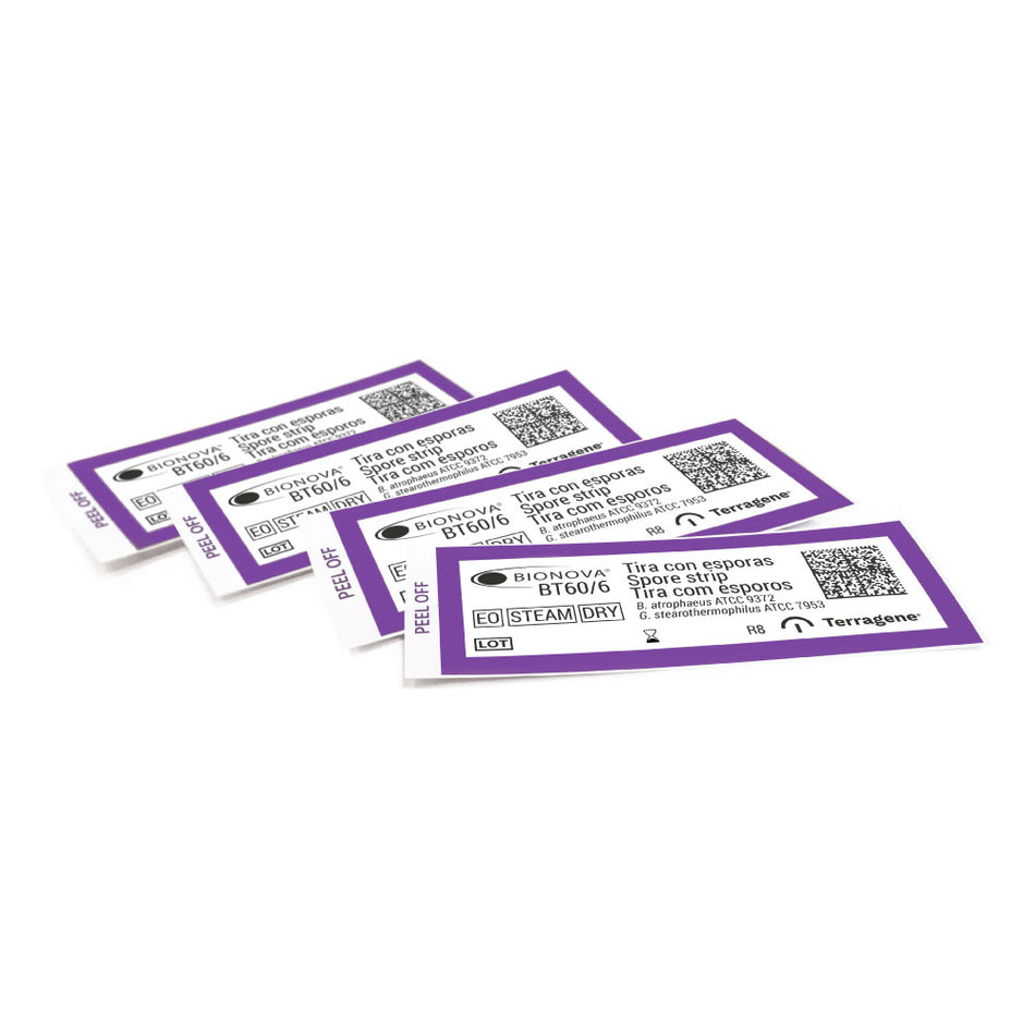 Biological Indicator Dual Spore Strips, 24hr, 100/Pk, BT60