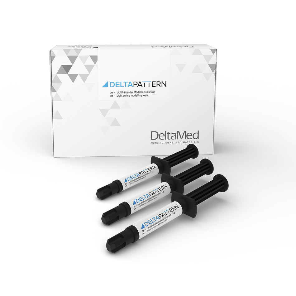DeltaPattern light blue 3 x 3 syringe + 9 canulas DeltaMed 1351135