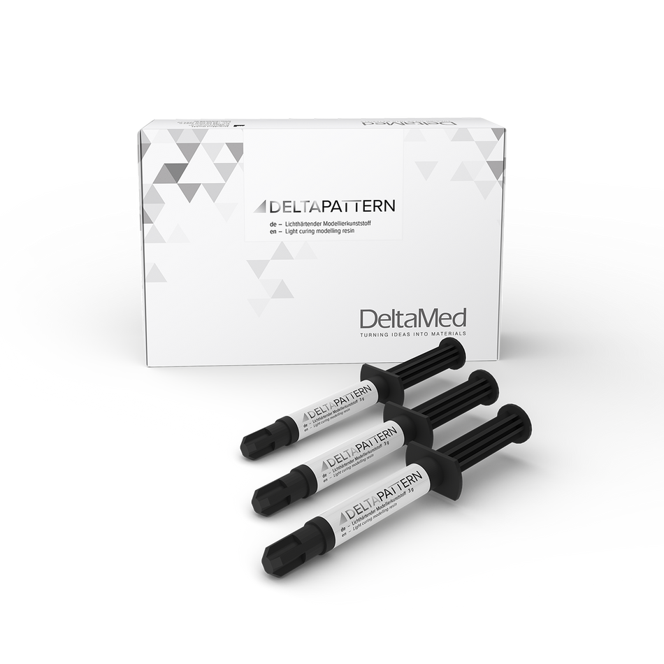 DeltaPattern clear 3 x 3 syringe + 9 canulas DeltaMed 1351125