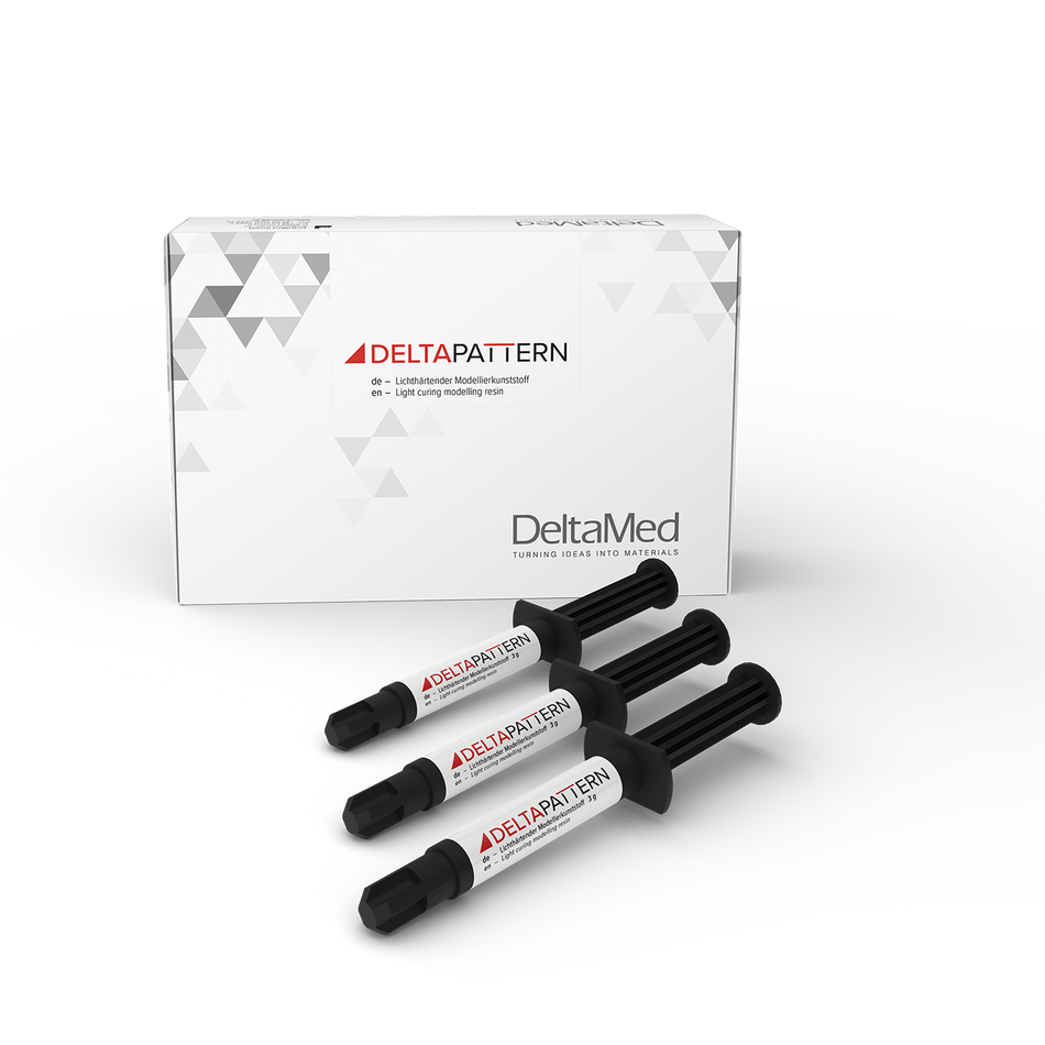 DeltaPattern red 3 x 3 syringe + 9 canulas DeltaMed 1351115