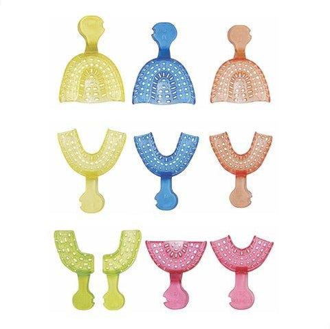 Impression Trays Perforated Color Brite Transparent Plastic  12/bag - Unipack - Gift Card $5