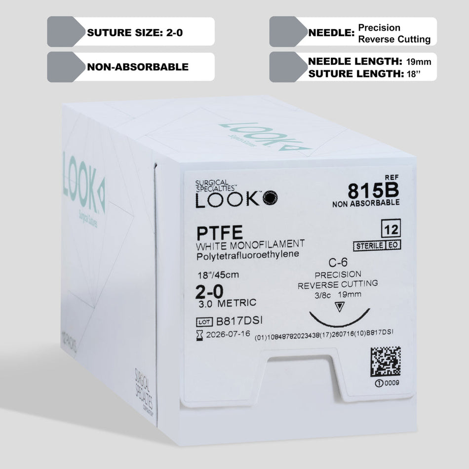 Sutures PTFE 12/PK Look
