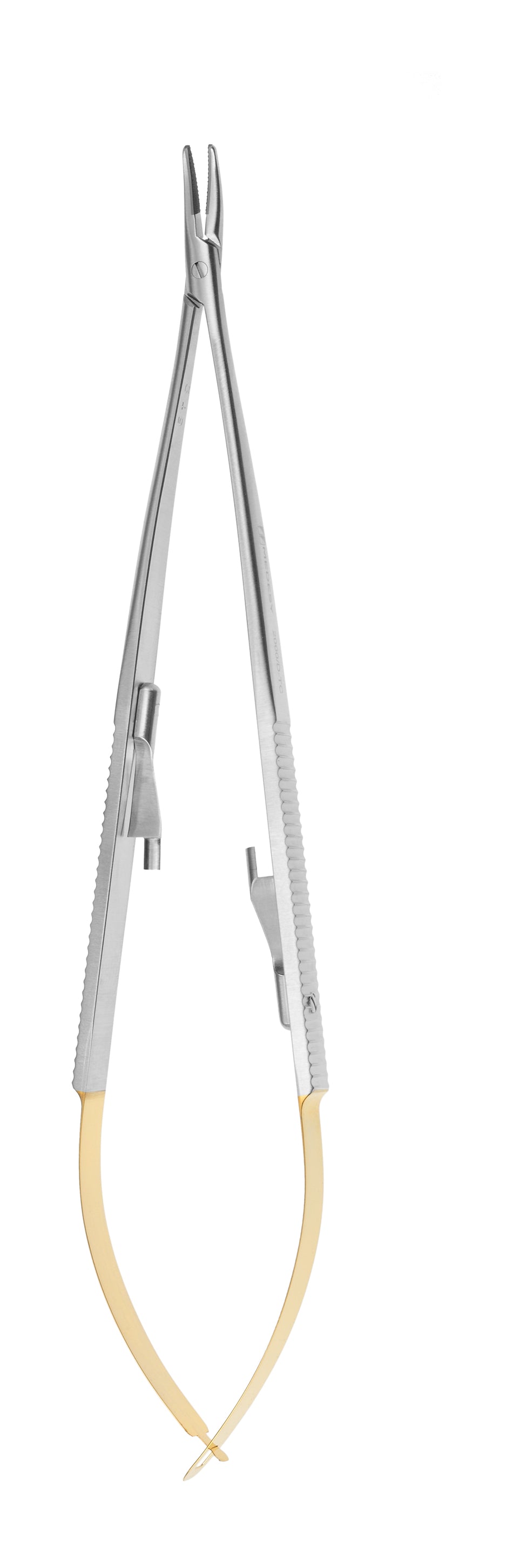 NEEDLE HOLDER CASTROVIEJO TC CURVED mm180 - MDSY-2000/D-TC