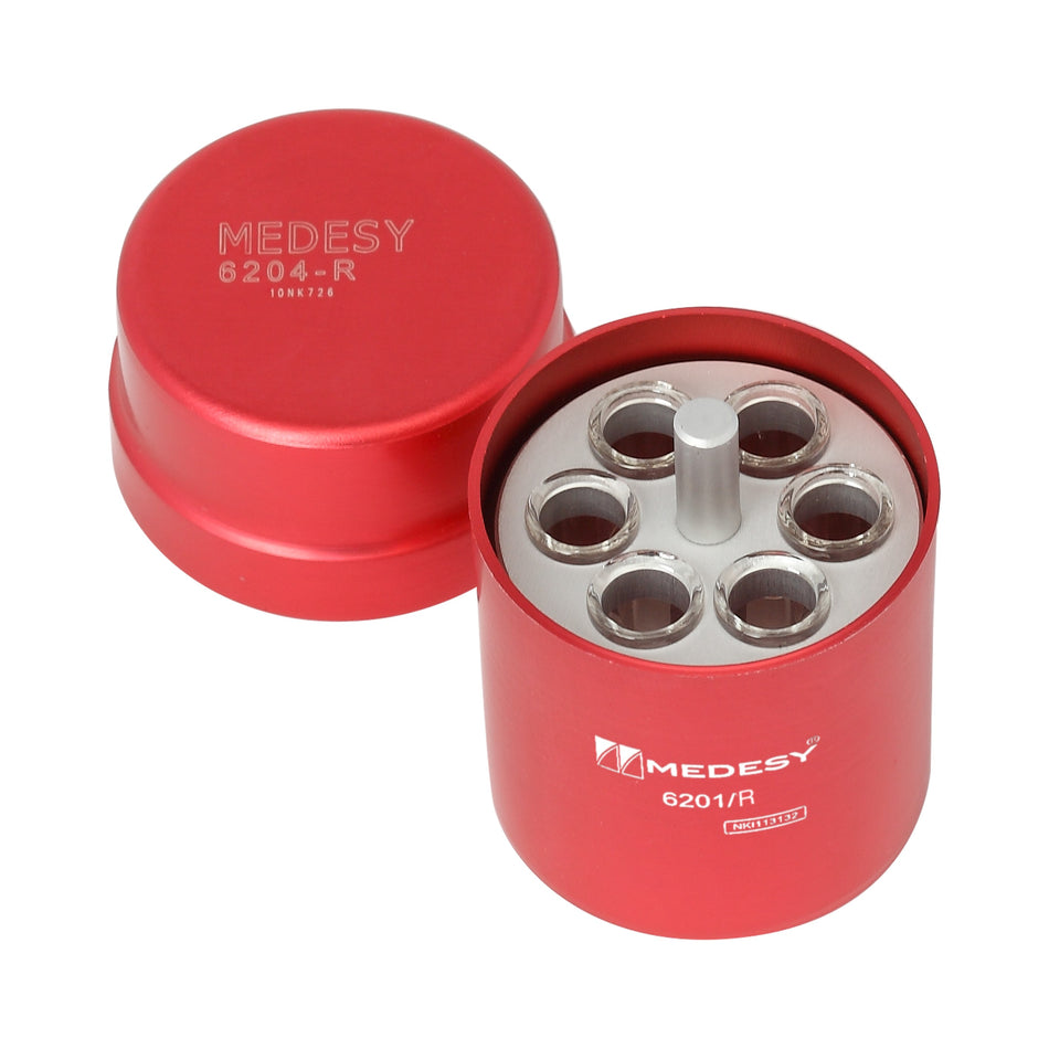 ENDODONTIC BOX ALUMINIUM RED - MDSY-6204/R