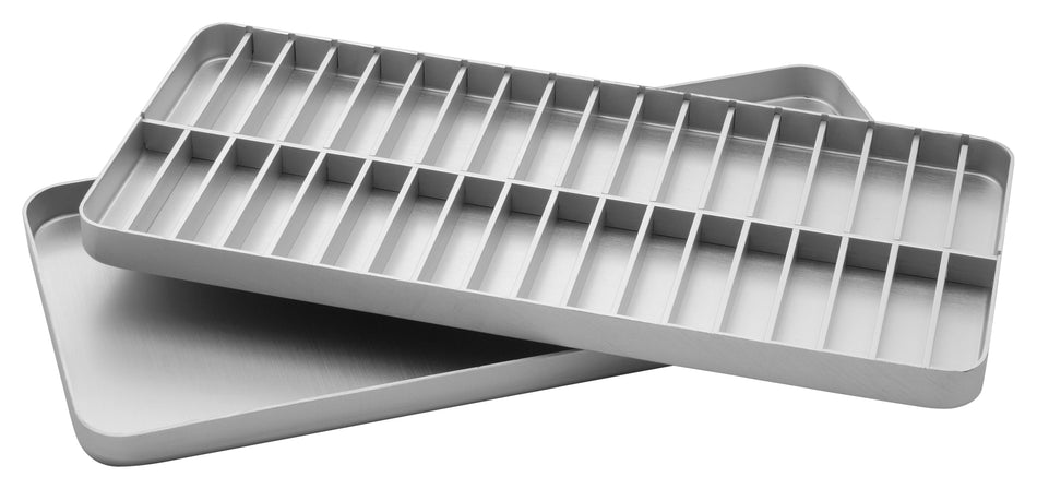 TRAY FOR ENDODONTIC ALUMINIUM WITH LID - MDSY-1003
