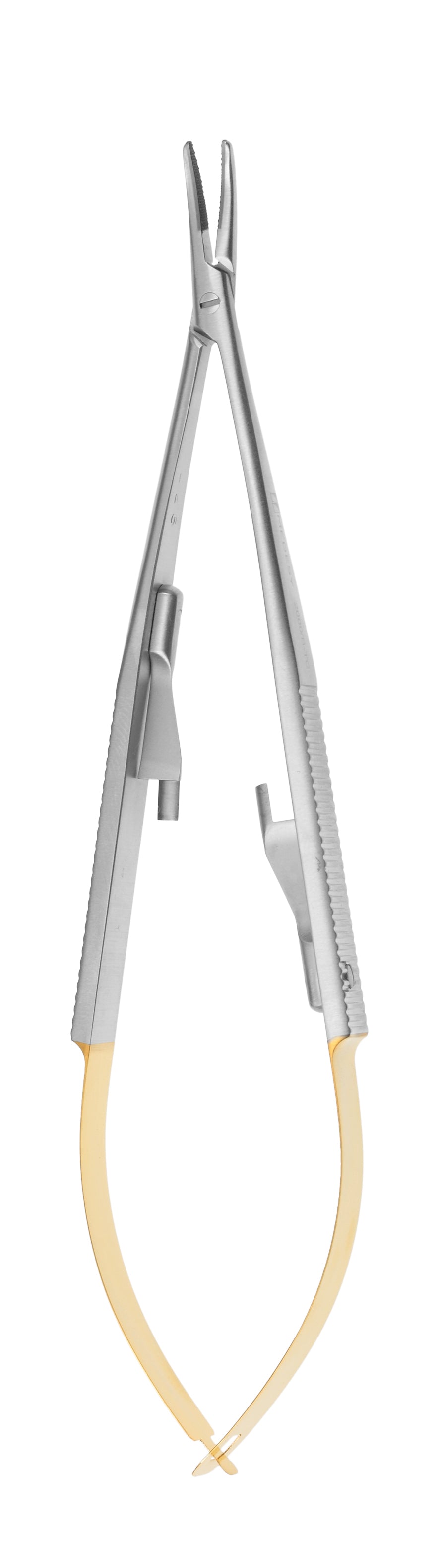 NEEDLE HOLDER CASTROVIEJO TC CURVED mm14 - MDSY-2000/B-TC