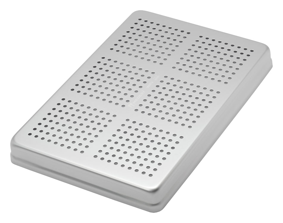 TRAY SMALL PERFORATED ALUMINIUM SILVER - LID - MDSY-999/FGS