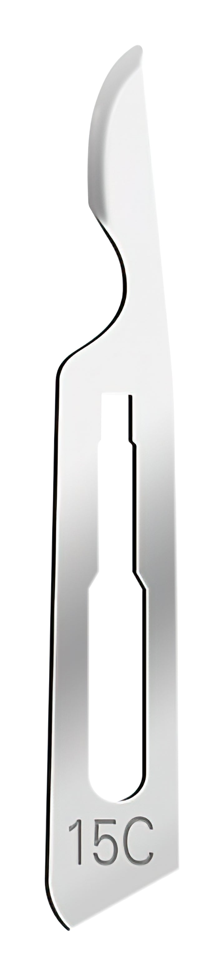 SCALPEL BLADES STERILE N.15C - 100 PCS - MDSY-3635/15C