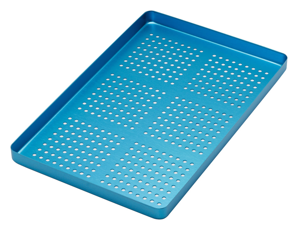TRAY LARGE PERFORATED ALUMINIUM BLUE - MDSY-998/FB