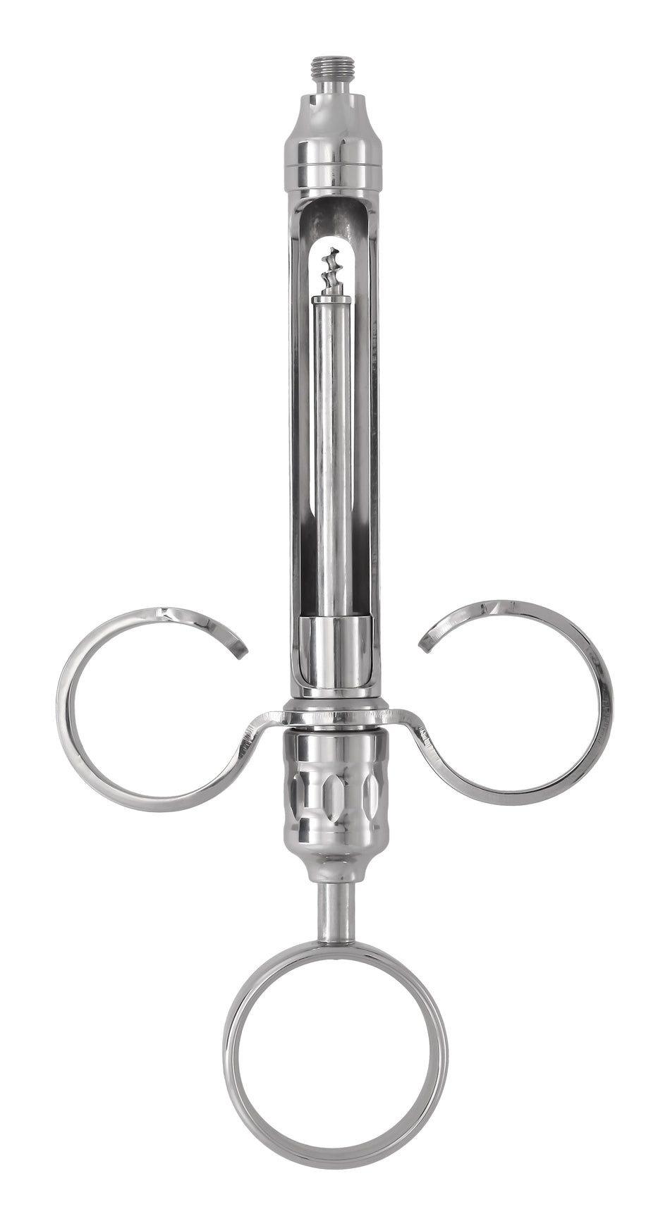 STAINLESS STEEL SYRINGE DOUBLE RING AM. THR. - MDSY-1110370