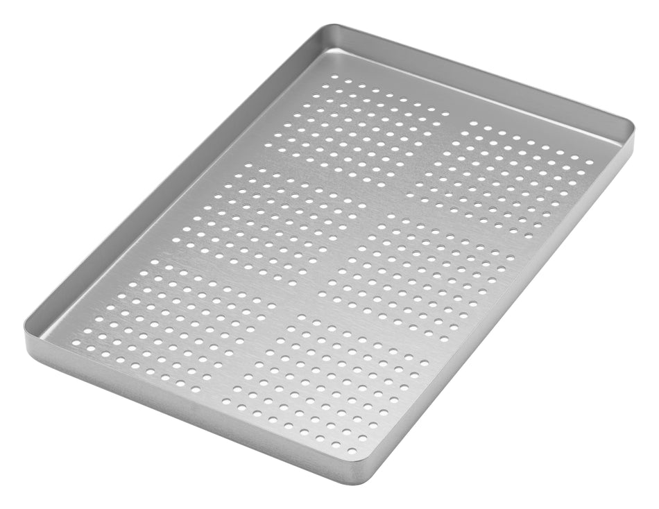 TRAY LARGE PERFORATED ALUMINIUM SILVER - MDSY-998/FA