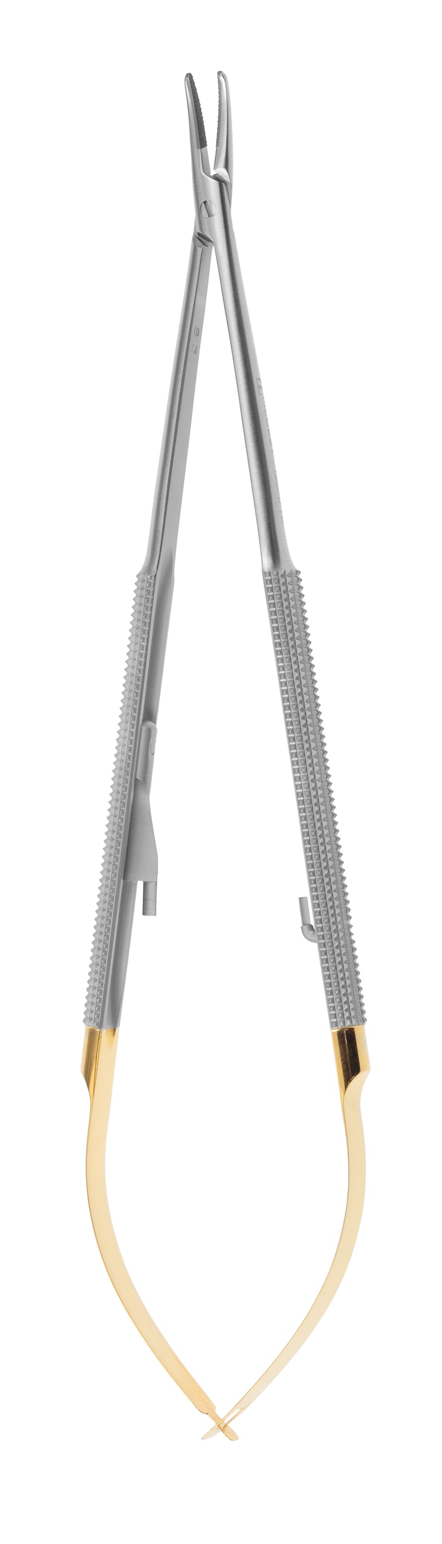NEEDLE HOLDER CASTROVIEJO TC CURVED mm18 - MDSY-1922/D-TC