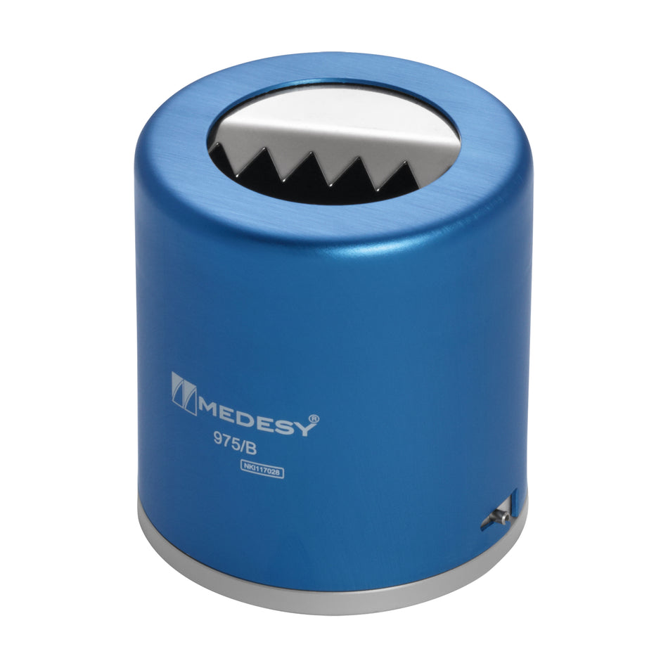 WASTE CONTAINER ALUMINIUM BLUE - MDSY-975/B