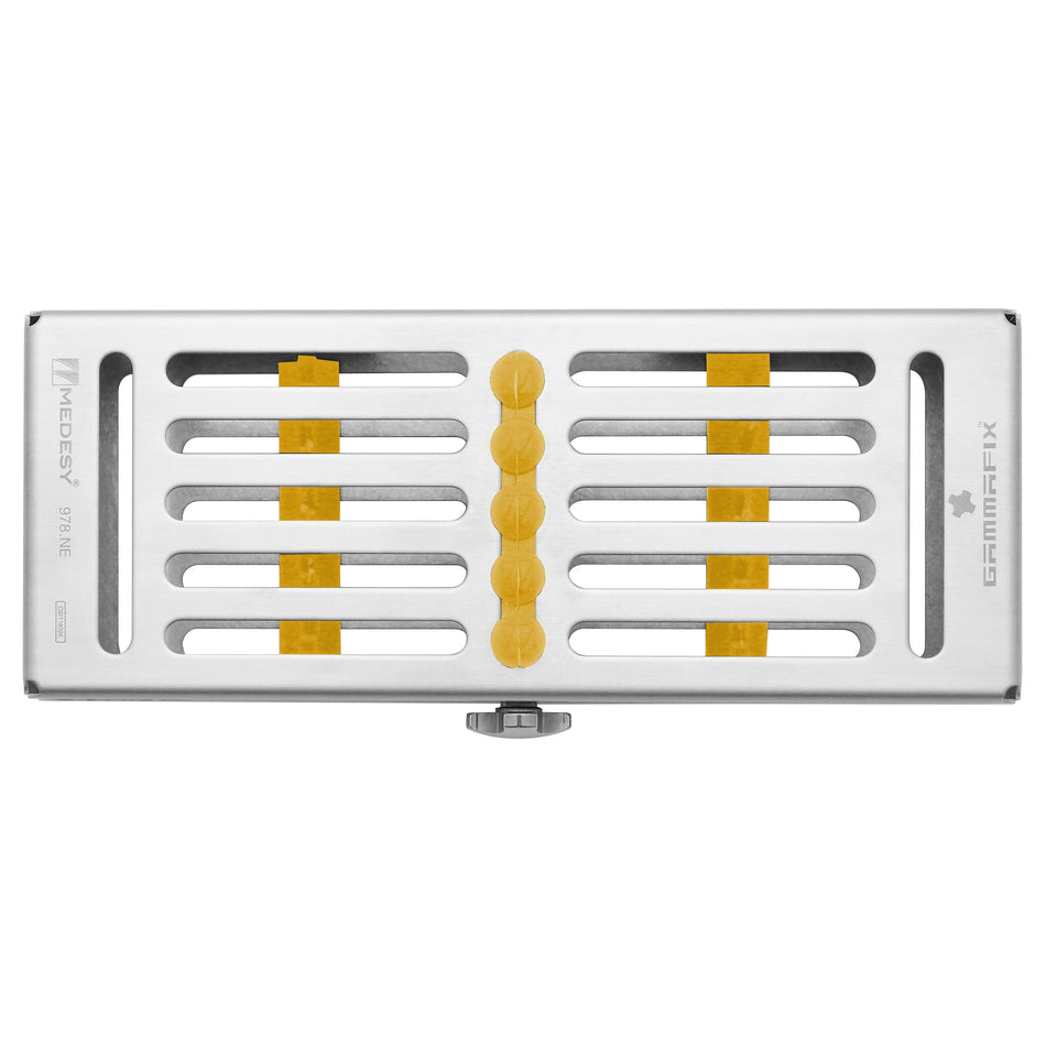 TRAY GAMMAFIX UN (5 INSTRUMENTS) YELLOW - MDSY-978/GI