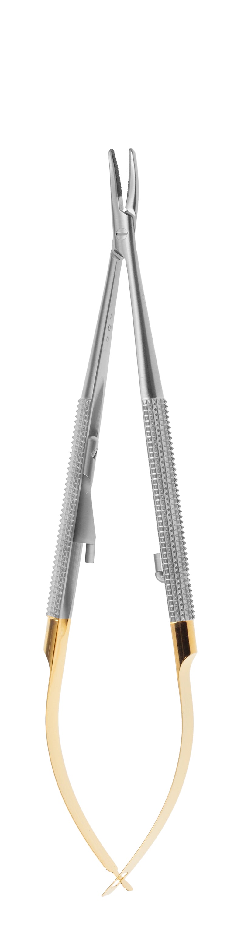 NEEDLE HOLDER CASTROVIEJO TC CURVED mm140 - MDSY-1922/B-TC