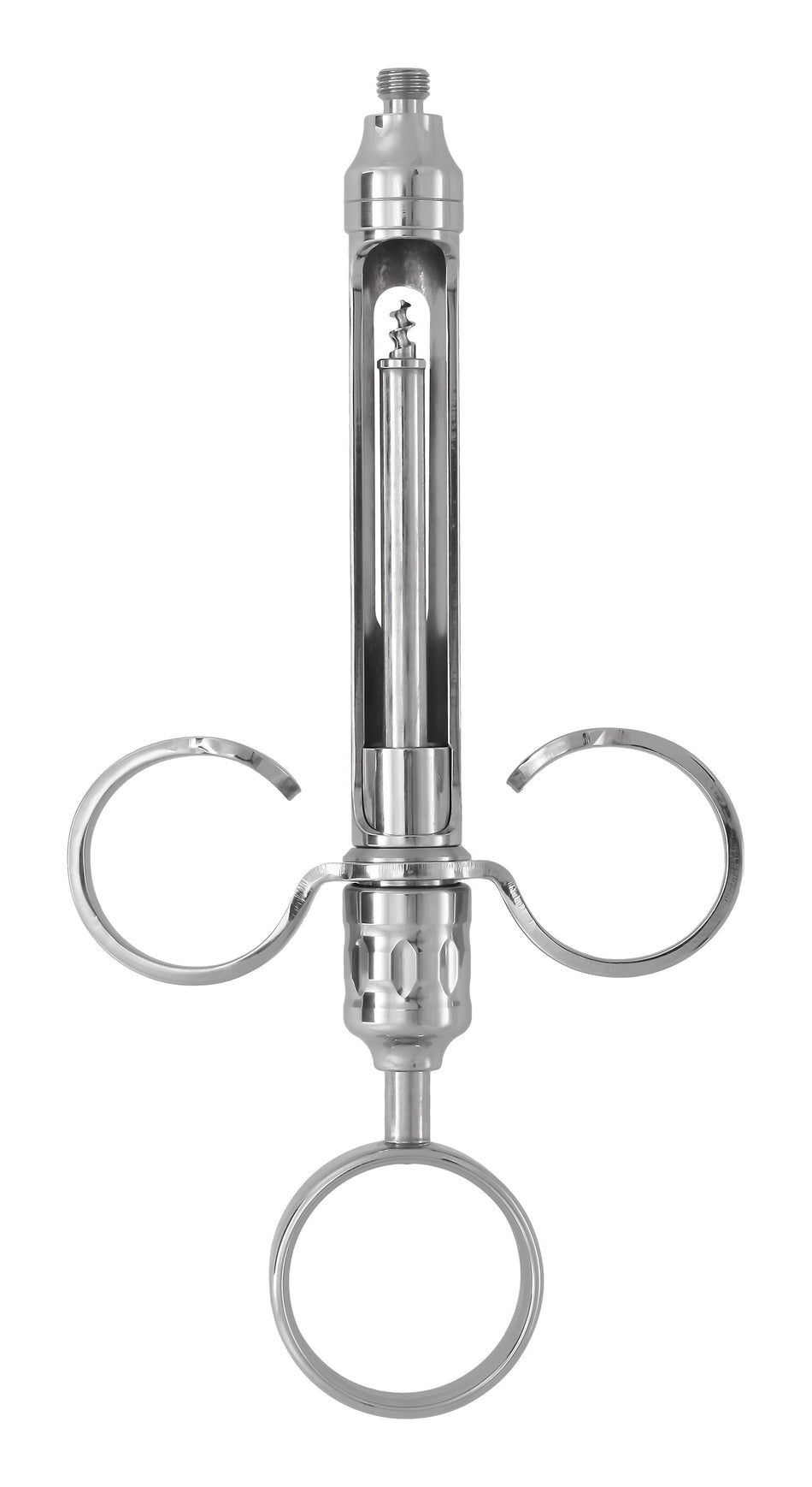 STAINLESS STEEL SYRINGE DOUBLE RING EU. THR. - MDSY-1110339