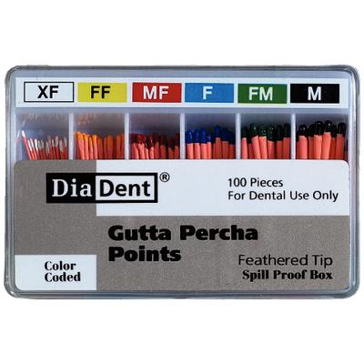 GP Feathertip   #F Gutta Percha 100/box 126-604 - Diadent - Gift Card - $2