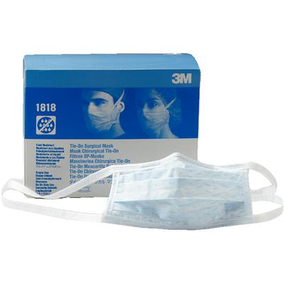 Mask Tie-On Surgical Blue Level 3 50/Bx 3M Medical (1818-MASK)