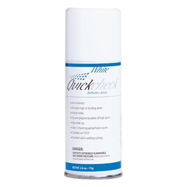 Quick Check White 75gm Ea Vacalon Company (10070)