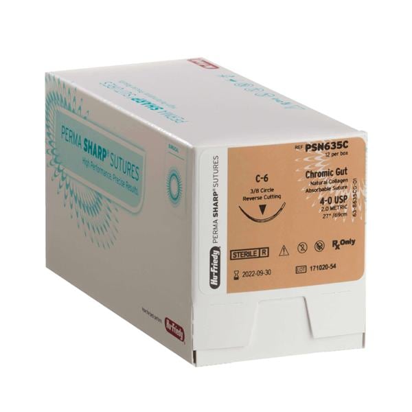 Suture PermaSharp Gut C-6 3-0 Chromic 27in  12/Bx  -  Hu-Friedy (PSN636C) - Gift Card - $5