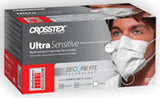 Mask Ultra Sensitive White SECURE FIT - Crosstex..box of 50 GCFCXSSF ASTM Level 3