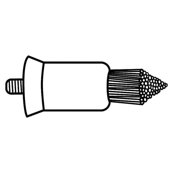 Prophy Brushes Densco Nylon (36/Bag) Screw shank 085177-036  - Waterpik