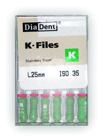 K-File 21mm   #25 6 files/box 502-105 - Diadent  - Gift Cards$2  10+$5