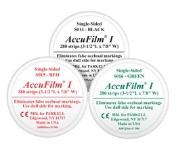 ACCUFILM I, single-sided articulating film (280 strips 7/8" x 3-1/2") Black S014 - Parkell       GIFT CARDS     -  $2, , PARKELL - Canadian Dental Supplies, office supplies, medical supplies, dentistry, dental office, dental implants cost, medical supply store, dental instruments, dental supplies canada, dental supply, dental supply company 