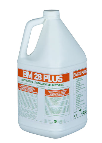 BM 28 Plus 2% Glutaraldehyde  Lemon scented - Disinfecting & Cold Steriliztion Solution  4L Bottle       GIFT CARDS     -  $5     4+ $7.50, , BM GROUP - Canadian Dental Supplies, office supplies, medical supplies, dentistry, dental office, dental implants cost, medical supply store, dental instruments, dental supplies canada, dental supply, dental supply company 