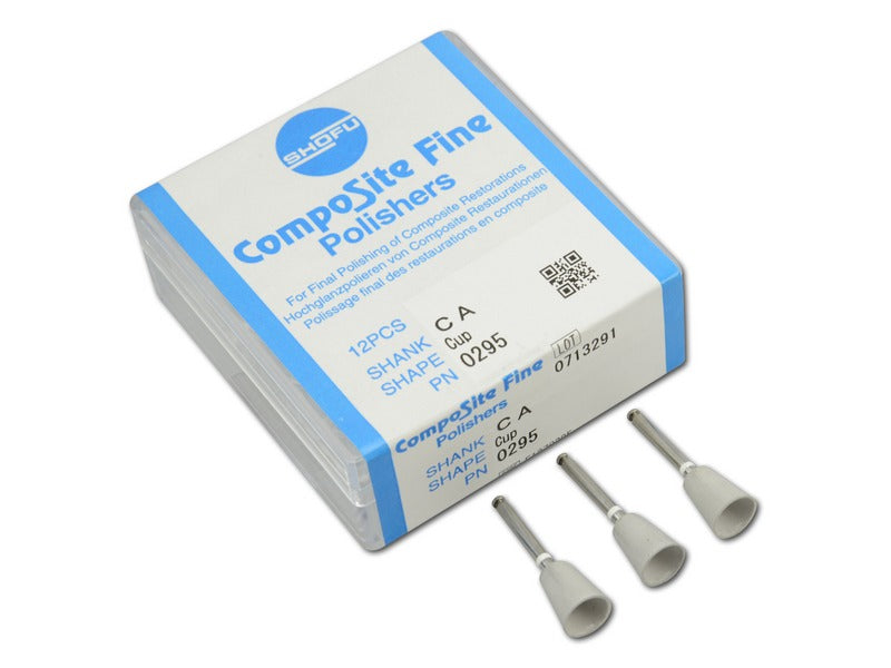 CompoSite CA Cup Fine Polisher 12/Bx Shofu Dental Corporation (0295)