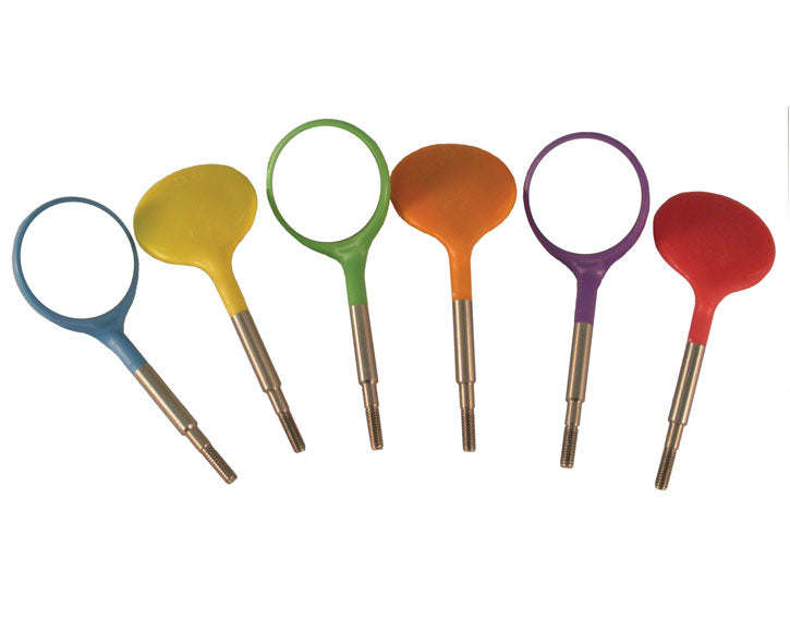 Crystal Mirror Plastic CS #5 #5 Neon Green 12/Pk. Zirc Dental Products (50Z372P)