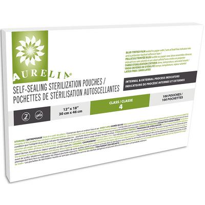 Sterilization Pouches 12" x 18" -  100/box Aurelia SP12180