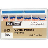 GP Spillproof   #30 Gutta Percha (Non-Marked) 120/box 101-606 - Diadent - Gift Card - $2  10+$5