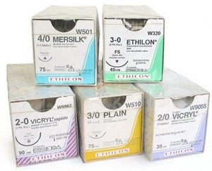 Sutures Ethicon Vicryl X-1 3-0 Violet 27in 36/Bx - Johnson & Johnson Medical (J460H)       GIFT CARDS     -  $5, , JOHNSON & JOHNSON - Canadian Dental Supplies, office supplies, medical supplies, dentistry, dental office, dental implants cost, medical supply store, dental instruments, dental supplies canada, dental supply, dental supply company 