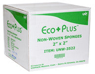Gauze 2X2 Non Woven Economy (Green) - Unigauze..5000/case non sterile       GIFT CARDS     -  5     4+ $10, , UNIPACK - Canadian Dental Supplies, office supplies, medical supplies, dentistry, dental office, dental implants cost, medical supply store, dental instruments, dental supplies canada, dental supply, dental supply company 