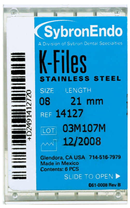 K-Files 21mm #6 - KERR  62249 - Gift Card - $5