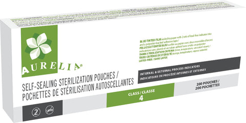 Sterilization Pouches - 10"x15" , 100/box - Aurelia SP10150 - Gift Card - $1