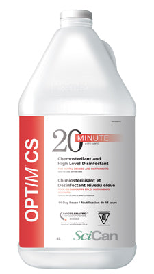 Optim CS Chemosterilant 4L 20 Minute Bt ..SciCan (SCICS4) - Gift Card ...