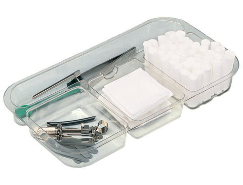 Procedure Tub Slide Tray Divided Ea  Zirc Dental Products (20Z466)