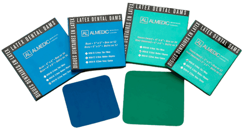 Rubber Dams 5x5 Medium Green 52/bx - Almedic #NV58-52 - Gift Card - $2