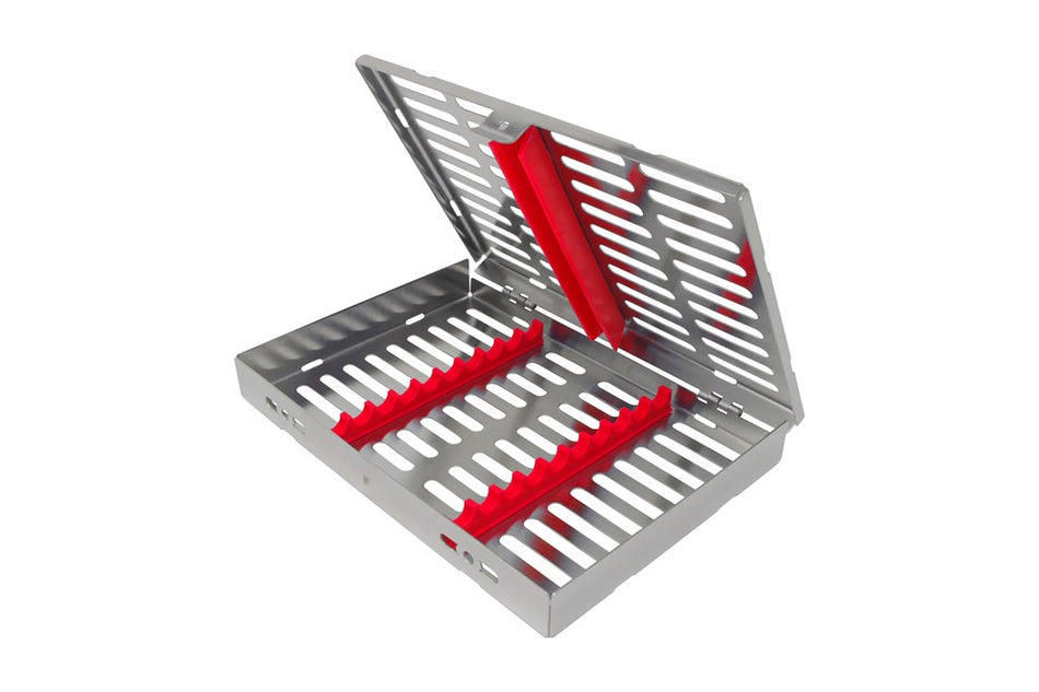 Sterilization Cassette for 10 Instruments - 180x130x22, W/O Lock, Non Detatchable  HiTeck  HT-HMCT-1410