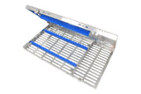 Sterilization Cassette for 20 Instruments, With Adjustable Accessory Area - 370x202x30, Detachable  HiTeck  HT-HMCT-2220