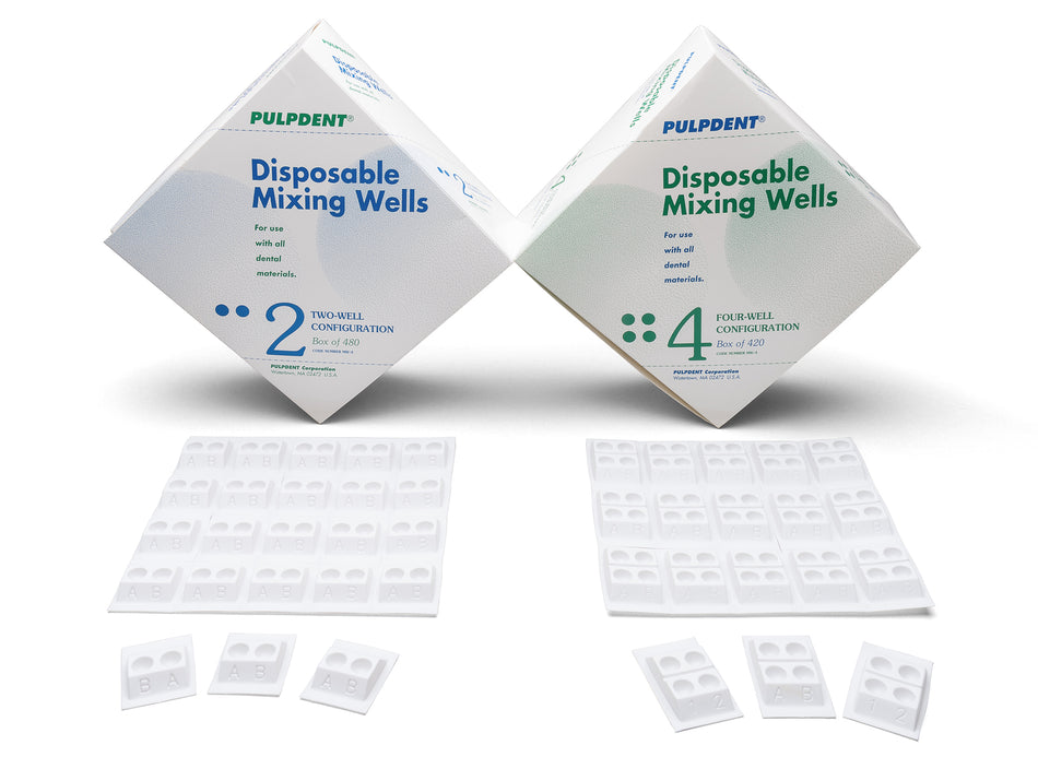 Mixing Wells 2 Disposable - Pulpdent (MW-2) 480/box - Gift Card - $5