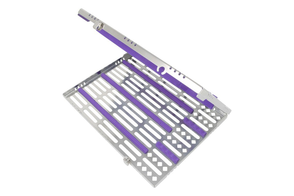 Sterilization Cassette for 7 Pliers/Cutters & 3 Instruments, Detachable - 203X280X20MM  HiTeck  HT-HMCT-7ORTH